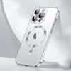 Чохол SULADA MagSafe Plating TPU на iPhone 15 Pro - сріблястий