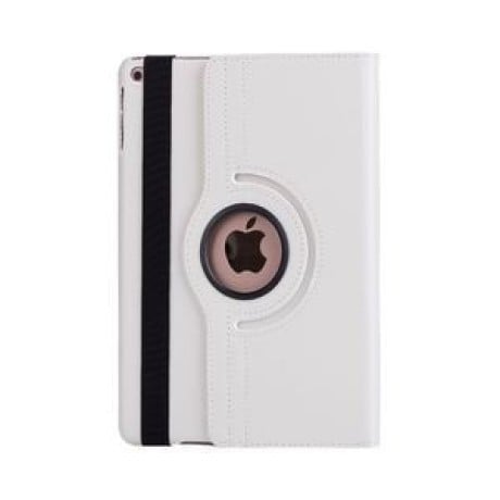 Кожаный Чехол 360 Degree Litchi Texture на iPad Mini 5 (2019/ Mini 4 )-белый