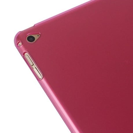 Чохол Silk Texture Sleep/ Wake up пурпурно-червоний для iPad Air 2