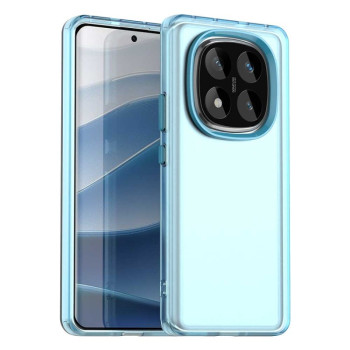 Чохол Candy Series гібрид з посиленими бортиками на Xiaomi Redmi Note 14 Pro 5G/Poco X7 - синій