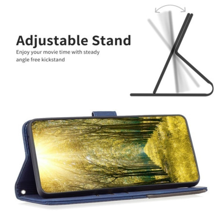 Чехол-книжка Rhombus Texture для Infinix Smart 8 - синий