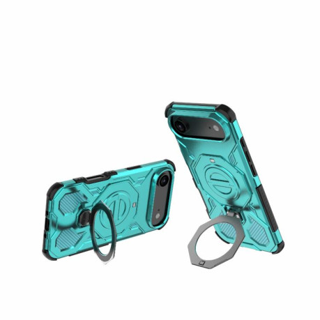 Противоударный чехол J-20 Solid Color MagSafe Magnetic на iPhone Air - синий