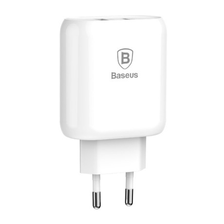 Комплект быстрой зарядки Baseus USB 32W с USB-C / кабель 1m белый