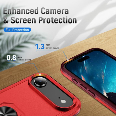 Противоударный чехол Heavy Duty Armor для iPhone Air - красный