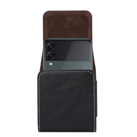 Чехол-сумка Lamb Texture Waist для Samsung Galaxy Z Flip3 5G - черный