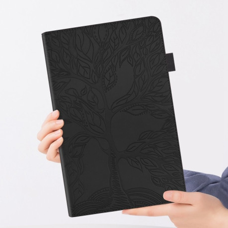 Чехол-книжка Tree Life Series Embossed Leather для Xiaomi Pad 7 / 7 Pro - черный