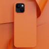 Чохол протиударний Plain Skin для iPhone 14 Plus - помаранчевий