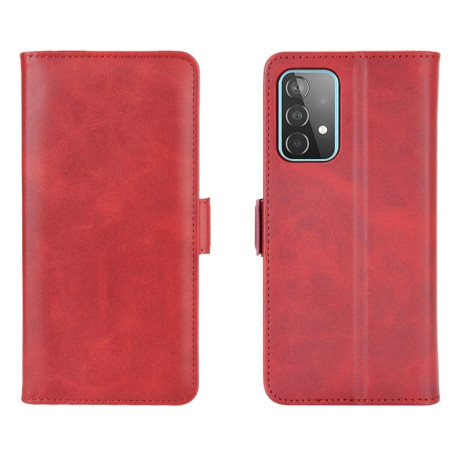 Чехол-книжка Dual-side Magnetic Buckle для Samsung Galaxy A52/A52s - красный