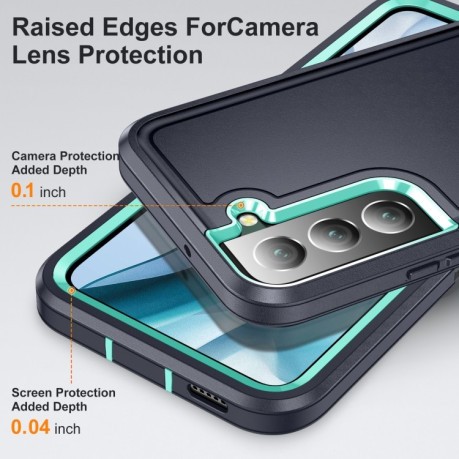 Противоударный чехол 3 in 1 Rugged Holder для Samsung Galaxy S23 5G - темно-синий