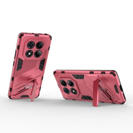 Протиударний чохол Punk Armor для Redmi Note 14 Pro 4G Global - світло-червоний