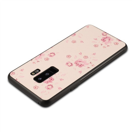 Чехол на Samsung Galaxy S9+/GF965 Peach Flower Printed Pattern