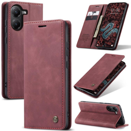 Чохол-книжка CaseMe-013 Multifunctional на Xiaomi Poco X7 Pro - червоний