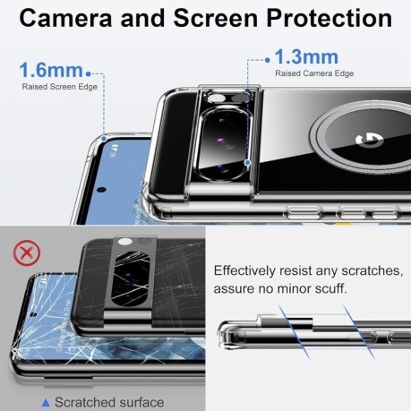 Ультратонкий чохол Transparent Frosted MagSafe для Google Pixel 8 Pro