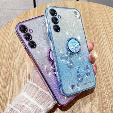 Протиударний чохол Gradient Acrylic для Samsung Galaxy S25+ 5G - фіолетовий