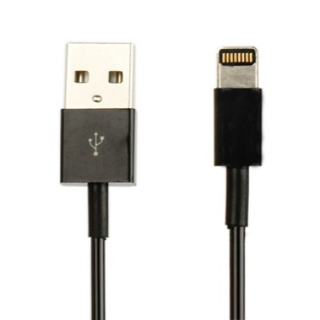 Кабель USB Sync Data / Charging Coiled Cable для iPhone, iPad - черный