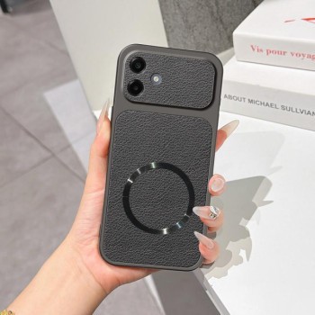 Магнітний чохол Escase Lambskin Series з м'яким покриттям на Samsung Galaxy A07 / A08 4G / 5G — чорний