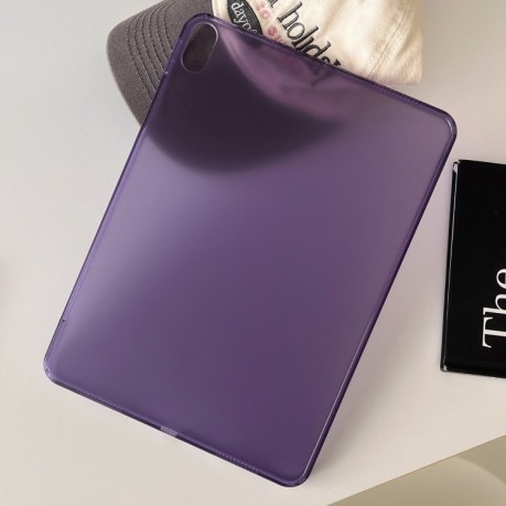Пластиковый Чехол Skin-feeling Crystal Clear Acrylic для iPad Pro 11 2024 - фиолетовый
