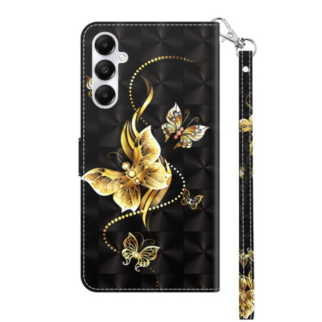 Чехол-книжка 3D Painting для Samsung Galaxy A15 - Golden Swallow Butterfly