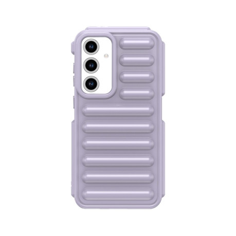 Противоударный чехол Capsule Series Candy Color TPU для Samsung Galaxy S24 FE 5G - фиолетовый