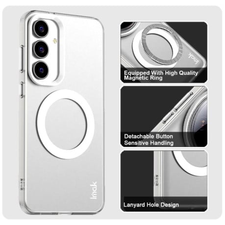 Чохол IMAK Candy Series з MagSafe на Samsung Galaxy S25 FE 5G - білий