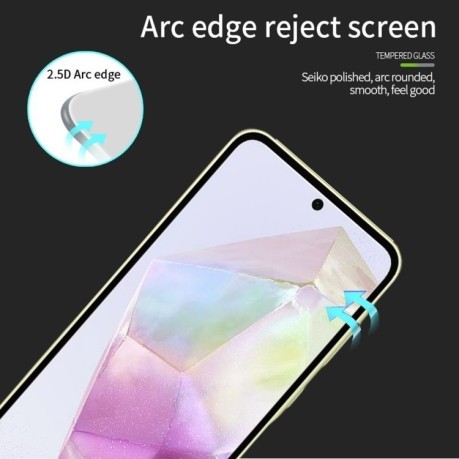 Защитное стекло PINWUYO 9H 3D Full Screen на Samsung Galaxy A36 / A56 - черное