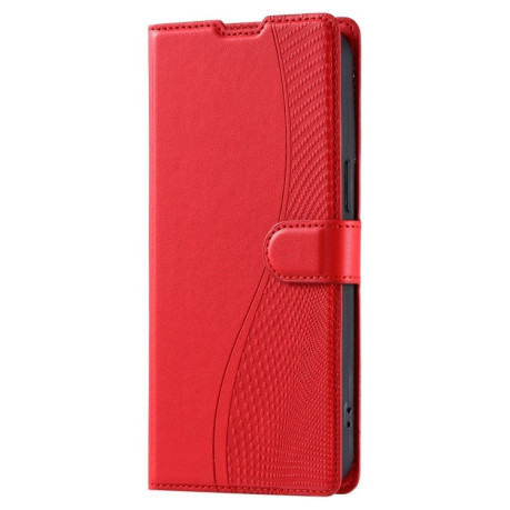 Чехол-книжка Voltage Side Buckle для Samsung Galaxy S24 FE 5G - красный