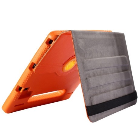 Противоударный чехол 360 Degree EVA Bumper Sleep / Wake-up с ручкой на iPad Pro 9/8/7 10.2 (2019/2020/2021)/ Air 2019/Pro 10.5-оранжевый