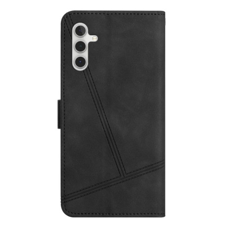 Чохол-книжка Stitching Skin Feel для Samsung Galaxy A56 5G - чорний