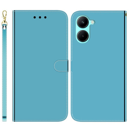 Чохол-книжка Lmitated Mirror для Realme C33 - синій