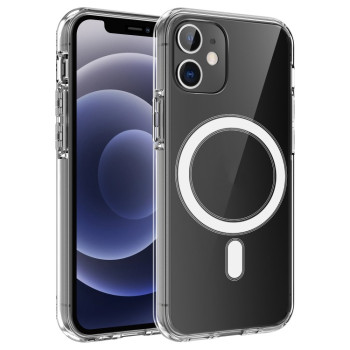 Чехол Clear Case MagSafe Simple Magnetiс для iPhone 12 mini - прозрачный