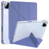 Чохол-книжка Clear Acrylic Demation Leather для Xiaomi Pad 7/7 Pro - фіолетовий