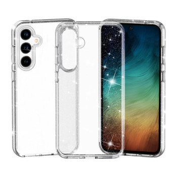 Протиударний чохол Terminator Style Glitter для Samsung Galaxy A55 5G - білий