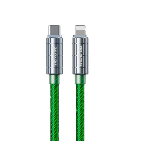 Кабель WK WDC-205 PD 20W USB-C/Type-C to 8 Pin Super Fast Charge Data Cable - зеленый