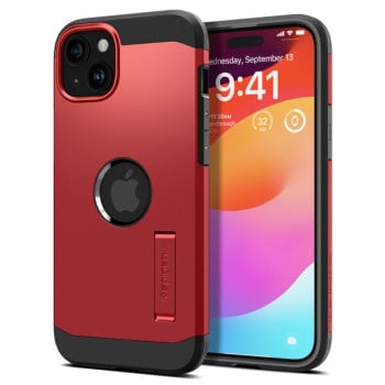 Оригінальний чохол Spigen Tough Armor Mag (Magsafe) на iPhone 15 - Red