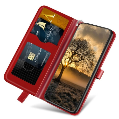 Чехол-книжка Life of Tree для Xiaomi Redmi Note 13 Pro 4G / Poco M6 Pro 4G - красный