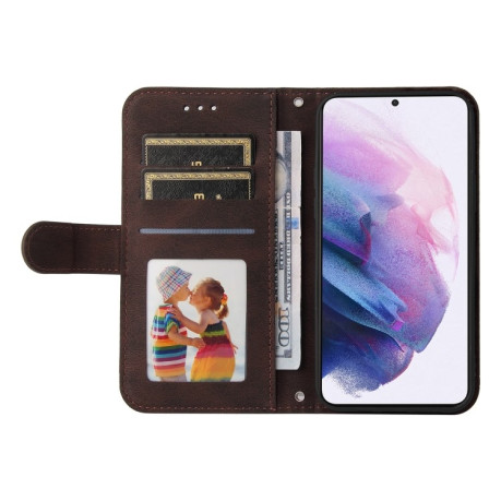 Чехол-книжка Skin Feel Life Tree для Samsung Galaxy S22 Plus 5G - коричневый