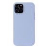 Силиконовый чехол Solid Color Liquid на iPhone 12 Pro Max - светло-фиолетовый