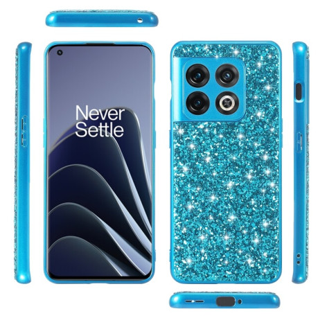 Ударозахисний чохол Glittery Powder на OnePlus 10 Pro - синій