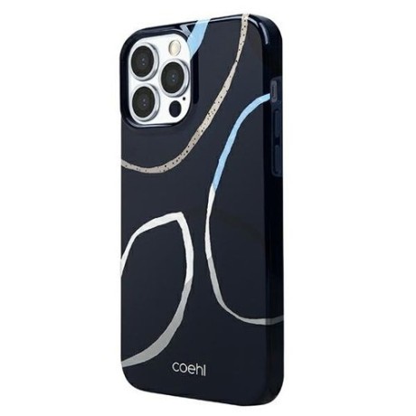 Оригинальный чехол UNIQ etui Coehl Valley для iPhone 13 Pro Max - navy blue