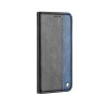 Чехол-книжка Business Solid Color для iPhone 12 Mini - черно-синий