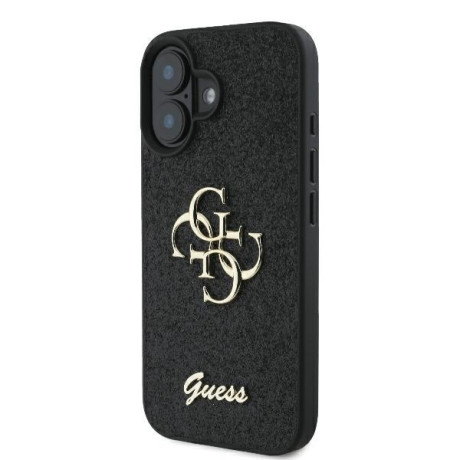 Оригинальный чехол Guess Big Metal Logo для iPhone 16 Plus - black