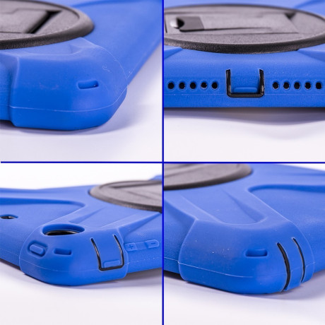 Противоударный Чехол с подставкой Shock-proof Detachable Stand темно-синий для iPad 4/ 3/ 2