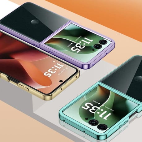 Чохол 6D Electroplating для Motorola Razr 60 Ultra - фіолетовий