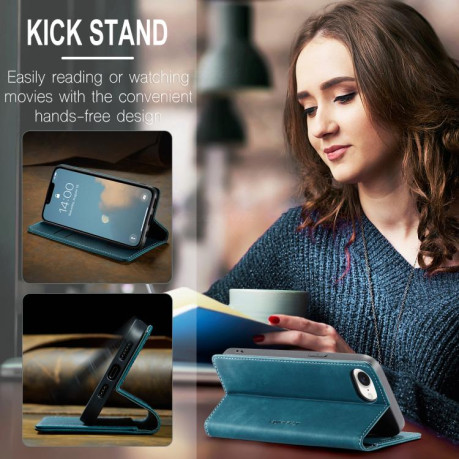 Чохол-книжка CaseMe-013 Multifunctional на iPhone 16e - синій