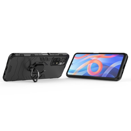 Протиударний чохол Magnetic Ring Holder на Xiaomi Poco M4 Pro 5G - чорний