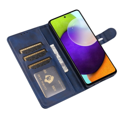 Чехол-книжка Happy Cat Pattern на Samsung Galaxy A26 5G / A17 5G - синий