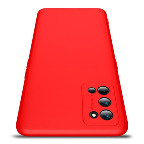 Противоударный чехол GKK Three Stage Splicing на Realme 7 Pro - красный