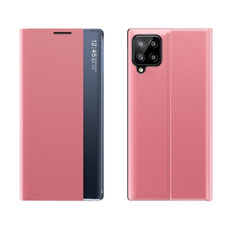 Чохол-книжка Clear View Standing Cover Samsung Galaxy A12/M12 - рожевий