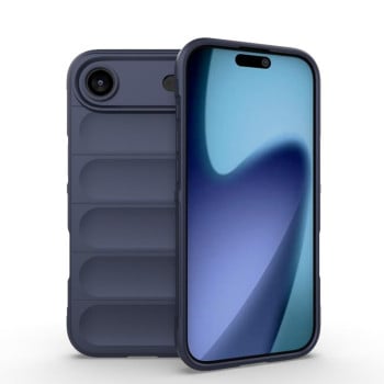 Силиконовый чехол Magic Flannel для iPhone Air - синий