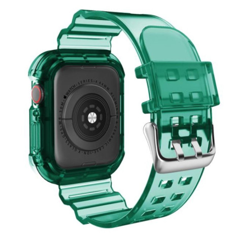 Спортивний ремінець Transparent для Apple Watch Series 8/7 41mm / 40mm / 38mm - зелений